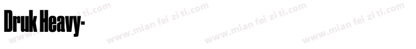 Druk Heavy字体转换